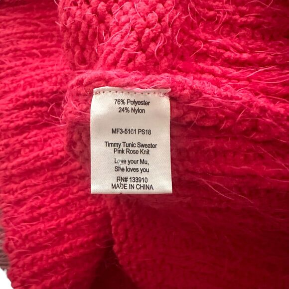SHOW ME YOUR MUMU Timmy Fuzzy Knit‎ Tunic Pink Rose NWOT Medium - Picture 6 of 6
